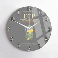 Thumbnail for Northwest Florida Beaches International Airport ECP Wall-Clock No-Frame - Gray