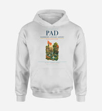 Thumbnail for Paderborn Lippstadt Airport (PAD) design on white hoodie single-side print