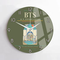 Thumbnail for M. R. Stefanik Airport BTS Wall-Clock No-Frame - Green Army
