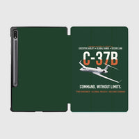 Thumbnail for C-37B Global Command Link design on dark green samsung tablet tablet case