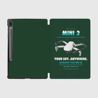 Thumbnail for DJI Mini 2 design on dark green samsung tablet tablet case