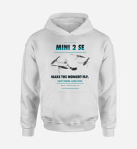 Thumbnail for DJI Mini 2 SE design on white hoodie single side