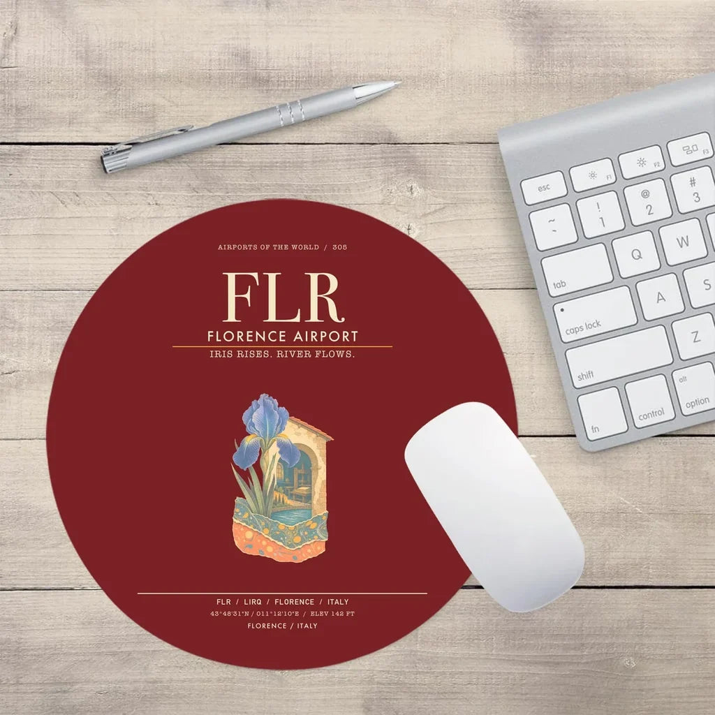 Florence Airport FLR - Dark Red