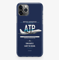Thumbnail for British Aerospace ATP Case ProMax design on navy blue iphone case promax