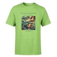 Thumbnail for VINTAGE G4206 - The Volcano Overflight - Premium T-Shirt design on lightgreen premium t shirt