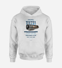 Thumbnail for TFE731 design on white hoodie single side
