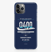 Thumbnail for Dash 8-400 Case ProMax design on navy blue iphone case promax