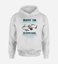 Thumbnail for DJI Mavic 3 Multispectral design on white hoodie single side