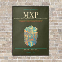 Thumbnail for Milan Malpensa International Airport Silvio Berlusconi MXP - Canvas Framed - Green Army