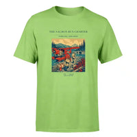 Thumbnail for VINTAGE G4289 - The Salmon Run Charter - Premium T-Shirt design on lightgreen premium t shirt