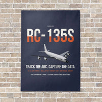 Thumbnail for RC-135S Cobra Ball vertical canvas print - no frame - navy blue background