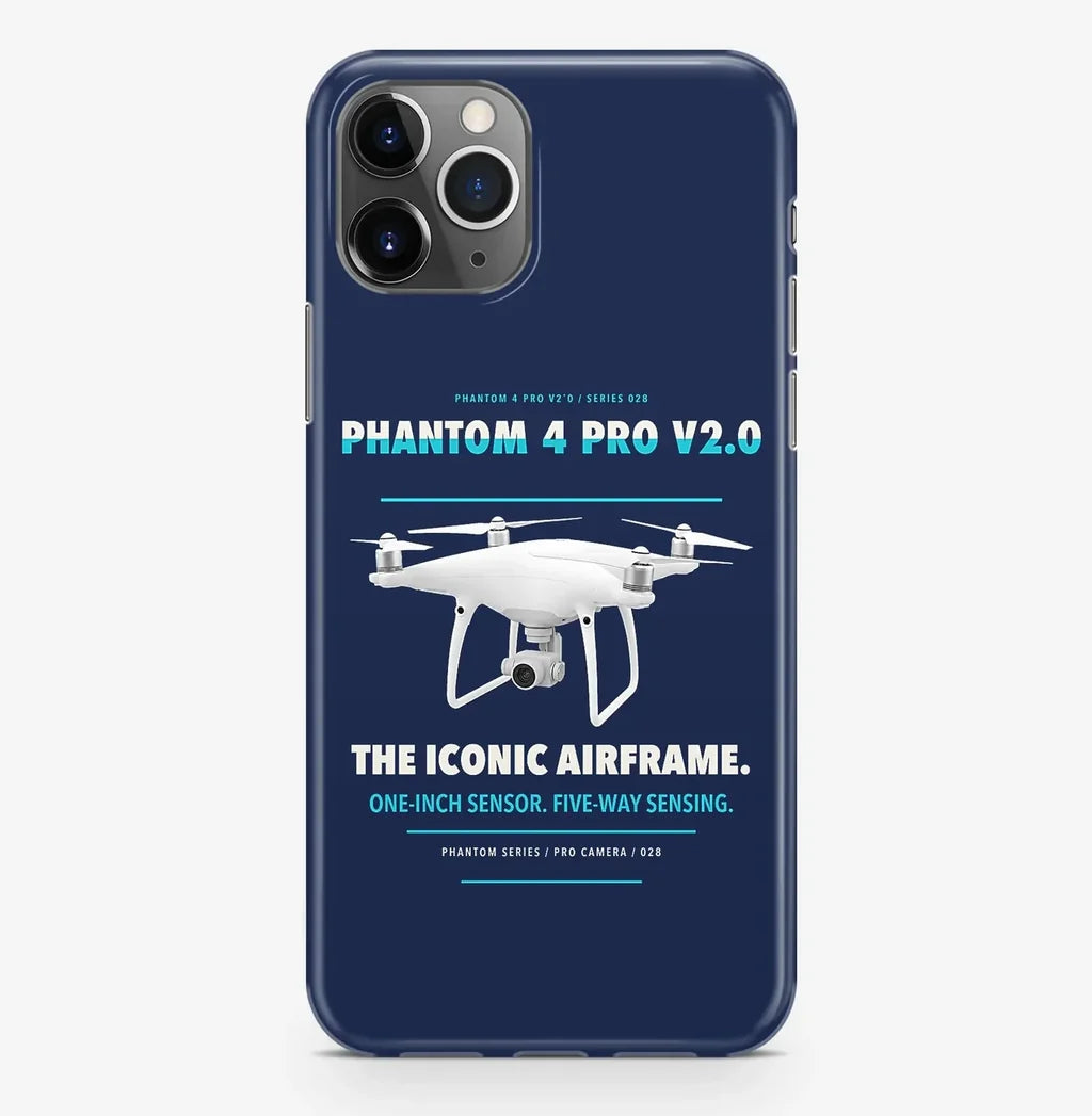 DJI Phantom 4 Pro V2.0 Case ProMax design on navy blue iphone case promax