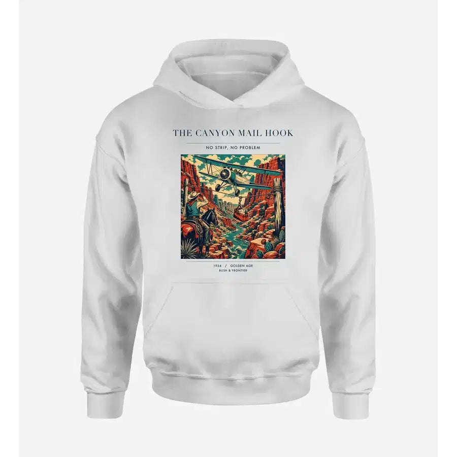 VINTAGE G4285 - The Canyon Mail Hook - Premium Hoodie design on white premium