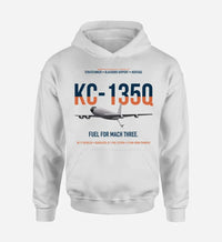 Thumbnail for KC-135Q Blackbird Tanker design on white double-side hoodie, single-side print