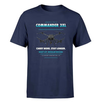 Thumbnail for Draganfly Commander 3XL design on navy blue single side