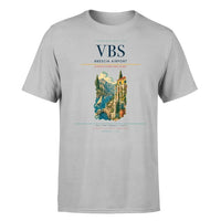 Thumbnail for Brescia Airport (VBS) T-Shirt single-side front print in Light Gray | brescia-airport-vbs-double-side-t-shirt