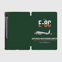 Thumbnail for E-8C Joint STARS design on dark green samsung tablet tablet case