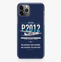Thumbnail for Tecnam P2012 Traveller design on navy blue magsafe iphone case, for iPhone Pro Max
