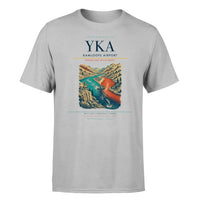Thumbnail for Kamloops Airport (YKA) T-Shirt single-side front print in Light Gray | kamloops-airport-yka-double-side-t-shirt