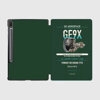 Thumbnail for GE9X design on dark green samsung tablet tablet case