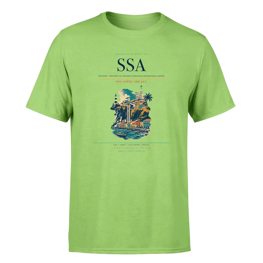Salvador Airport (SSA) Premium T-Shirt Light Green