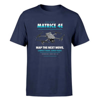 Thumbnail for DJI Matrice 4E design on navy blue single side