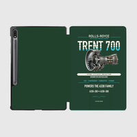 Thumbnail for TRENT 700 design on dark green samsung tablet tablet case