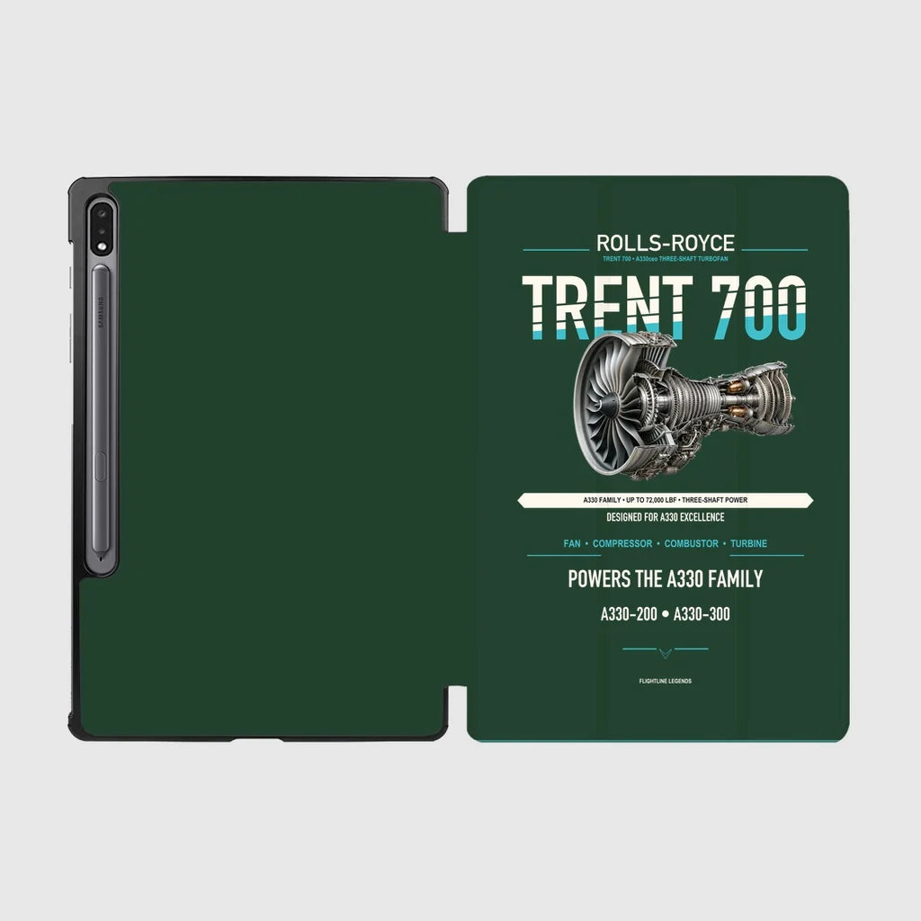 TRENT 700 design on dark green samsung tablet tablet case
