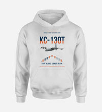 Thumbnail for KC-130T NP2000 design on white double-side hoodie, single-side print