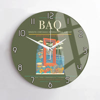 Thumbnail for Ernesto Cortissoz International Airport BAQ Wall-Clock No-Frame - Green Army
