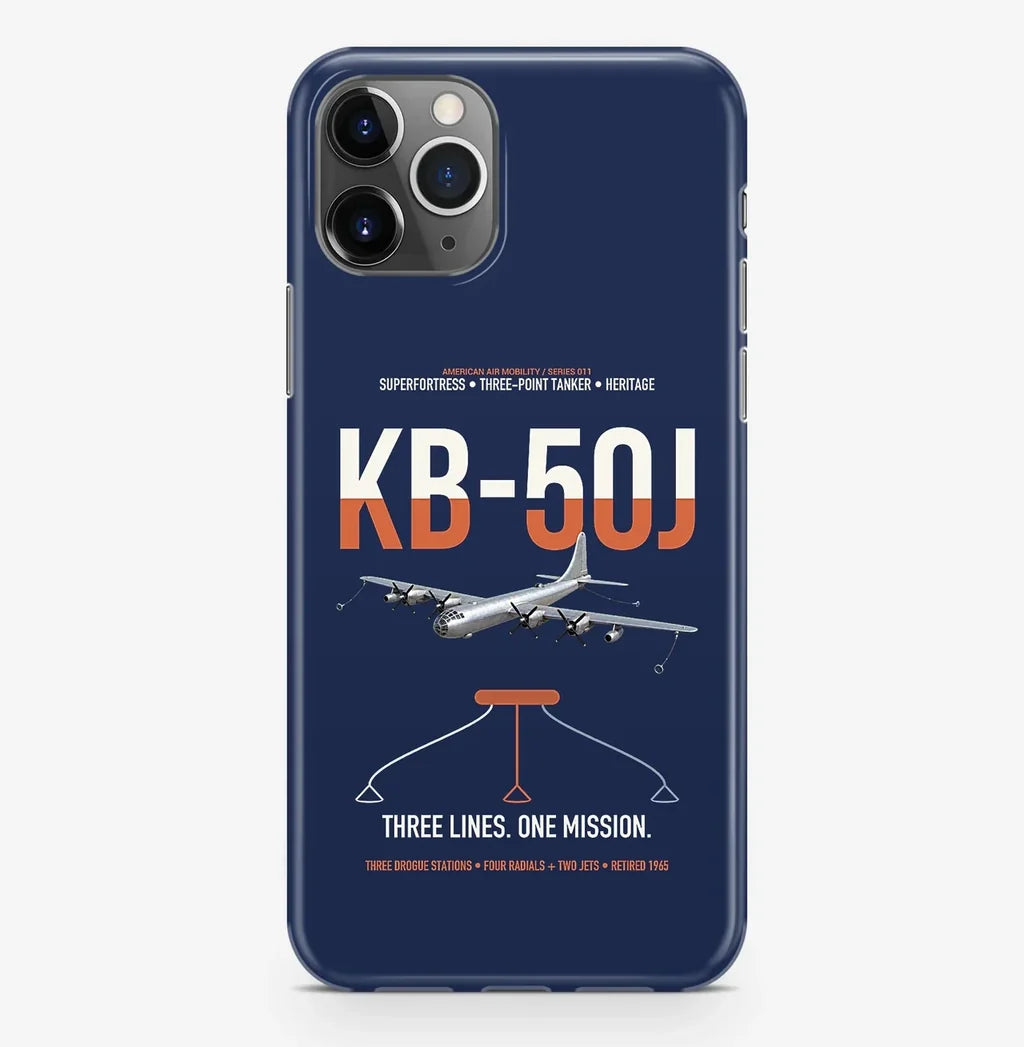 KB-50J Superfortress design on navy blue magsafe iphone case, for iPhone Pro Max