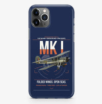 Thumbnail for Fairey Swordfish Mk I design on navy blue magsafe iphone case, for iPhone Pro Max