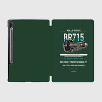 Thumbnail for BR715 design on dark green samsung tablet tablet case