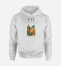 Thumbnail for Metz–Nancy–Lorraine Airport (ETZ) design on white hoodie single-side print