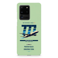 Thumbnail for Boeing 777-200ER design on samsung case - light green