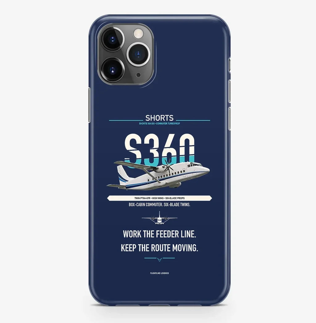 Shorts 360-300 Case ProMax design on navy blue iphone case promax