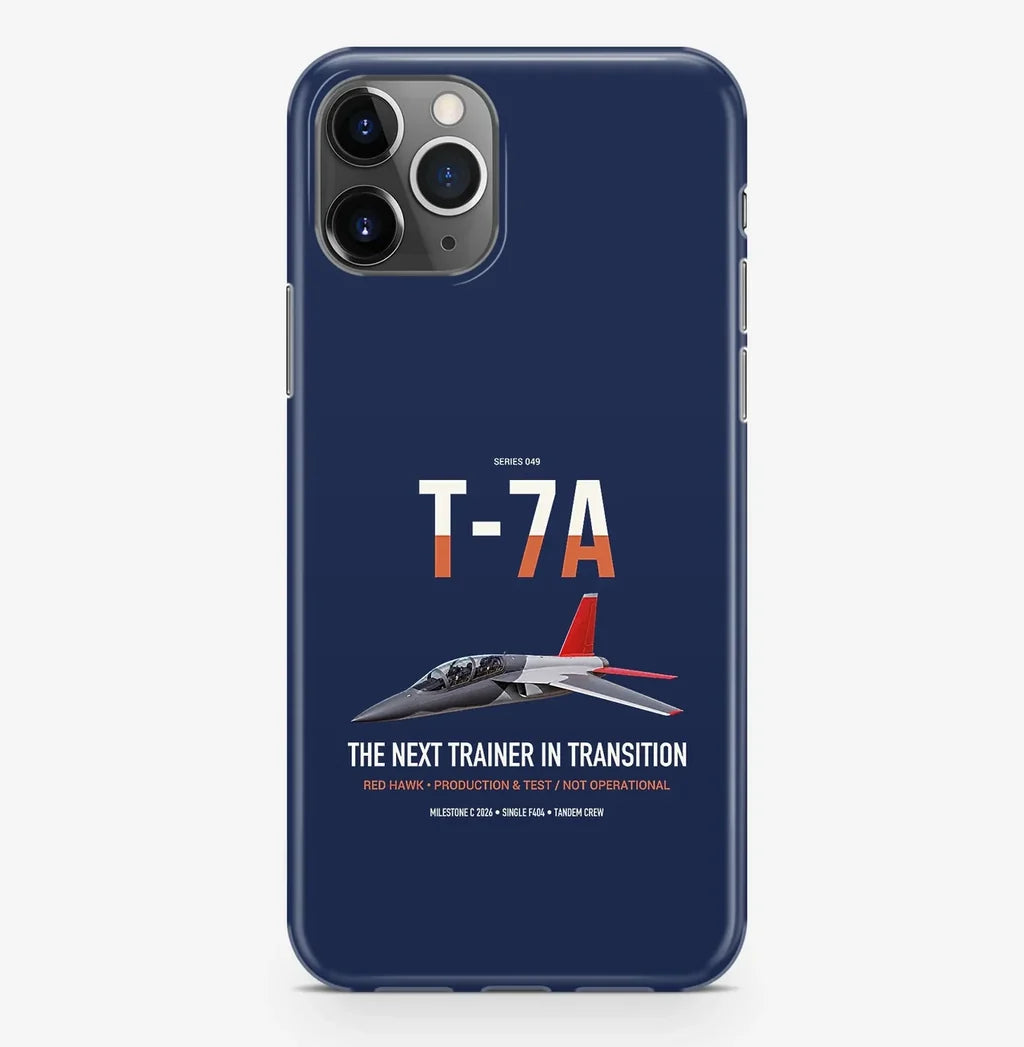 T-7A Red Hawk design on navy blue magsafe iphone case, for iPhone Pro Max