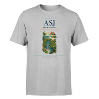 Thumbnail for Amami Airport (ASJ) T-Shirt single-side front print in Light Gray | amami-airport-asj-double-side-t-shirt
