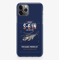 Thumbnail for Sikorsky S-61N design on navy blue magsafe iphone case, for iPhone Pro Max