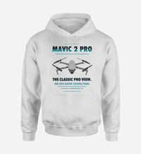 Thumbnail for DJI Mavic 2 Pro design on white hoodie single side
