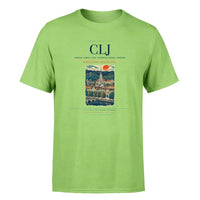 Thumbnail for Cluj-Napoca Airport (CLJ) Premium T-Shirt Light Green