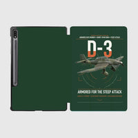 Thumbnail for Junkers Ju 87D-3 design on dark green samsung tablet tablet case
