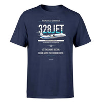 Thumbnail for Fairchild Dornier 328JET design on navy blue single side