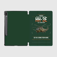 Thumbnail for Sikorsky HH-3E Jolly Green Giant design on dark green samsung tablet tablet case