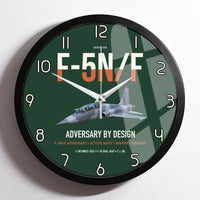 Thumbnail for F-5N F Adversary design on dark green framed wall clock