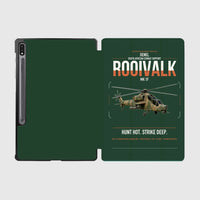 Thumbnail for Denel Rooivalk Mk 1F design on dark green samsung tablet tablet case