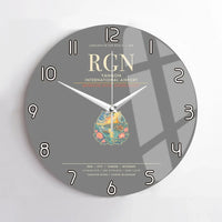 Thumbnail for Yangon International Airport RGN Wall-Clock No-Frame - Gray