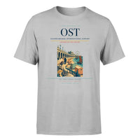Thumbnail for Ostend-Bruges International Airport (OST) T-Shirt single-side front print in Light Gray | ostend-bruges-international-airport-ost-double-side-t-shirt