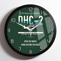 Thumbnail for DHC-2 Beaver Mk I design on dark green framed wall clock