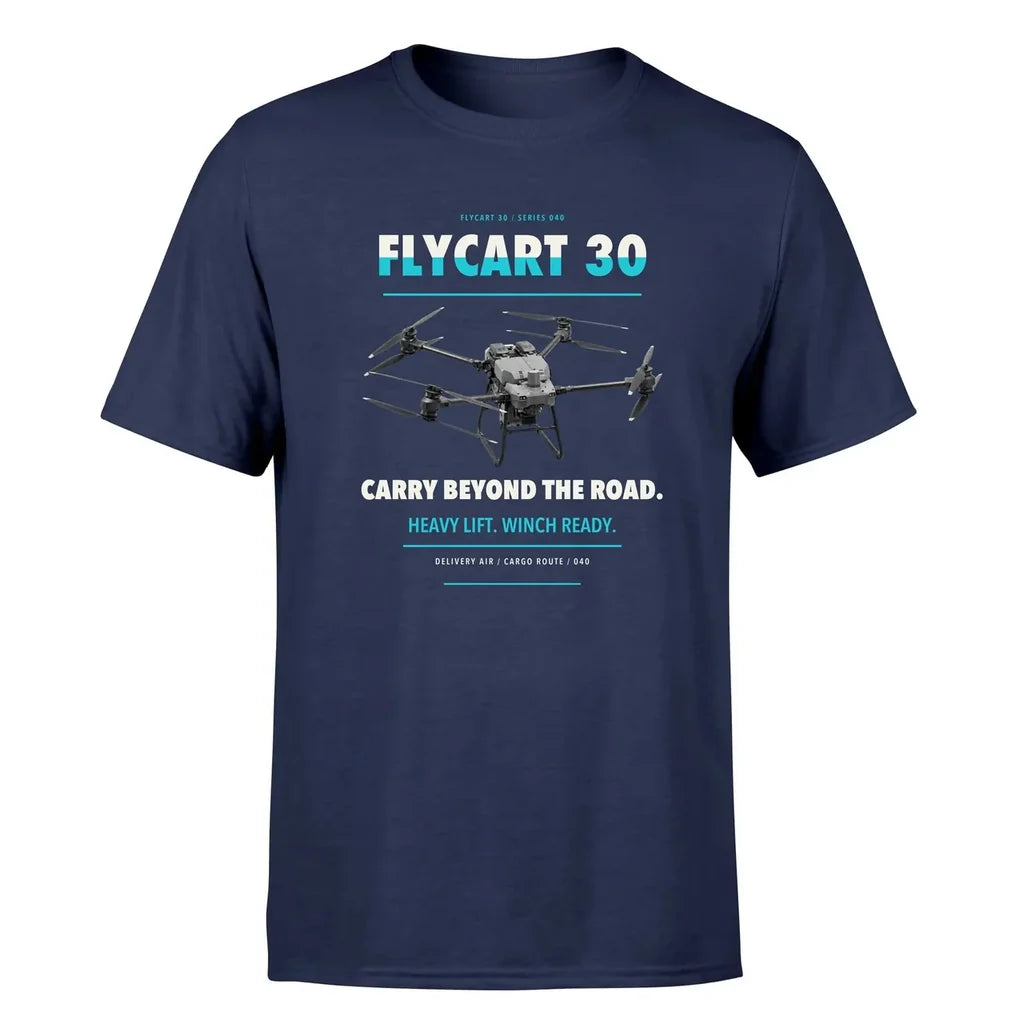 DJI FlyCart 30 design on navy blue single side